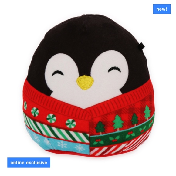Squishmallows Toys Nwt Rare Luna The Penguin Christmas Squishmallow